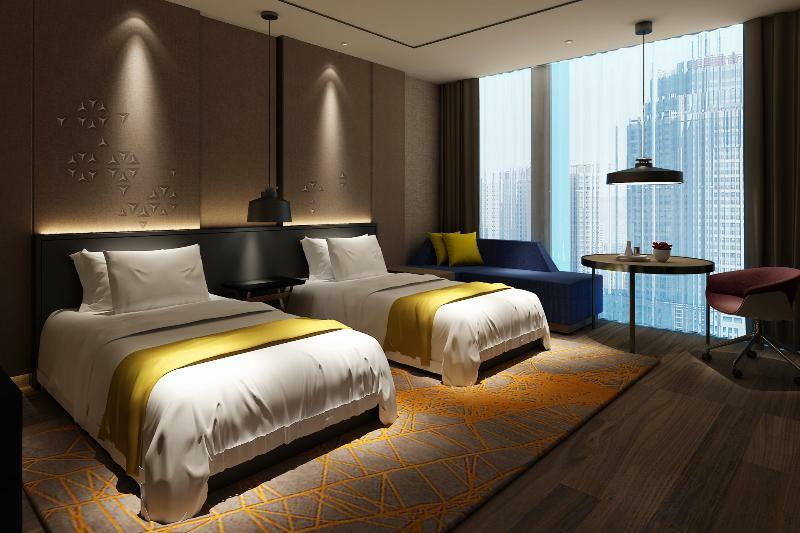 Grand Skylight International Hotel Haoyue Shenzhen Baoan Int'L Exhibition Center ภายนอก รูปภาพ