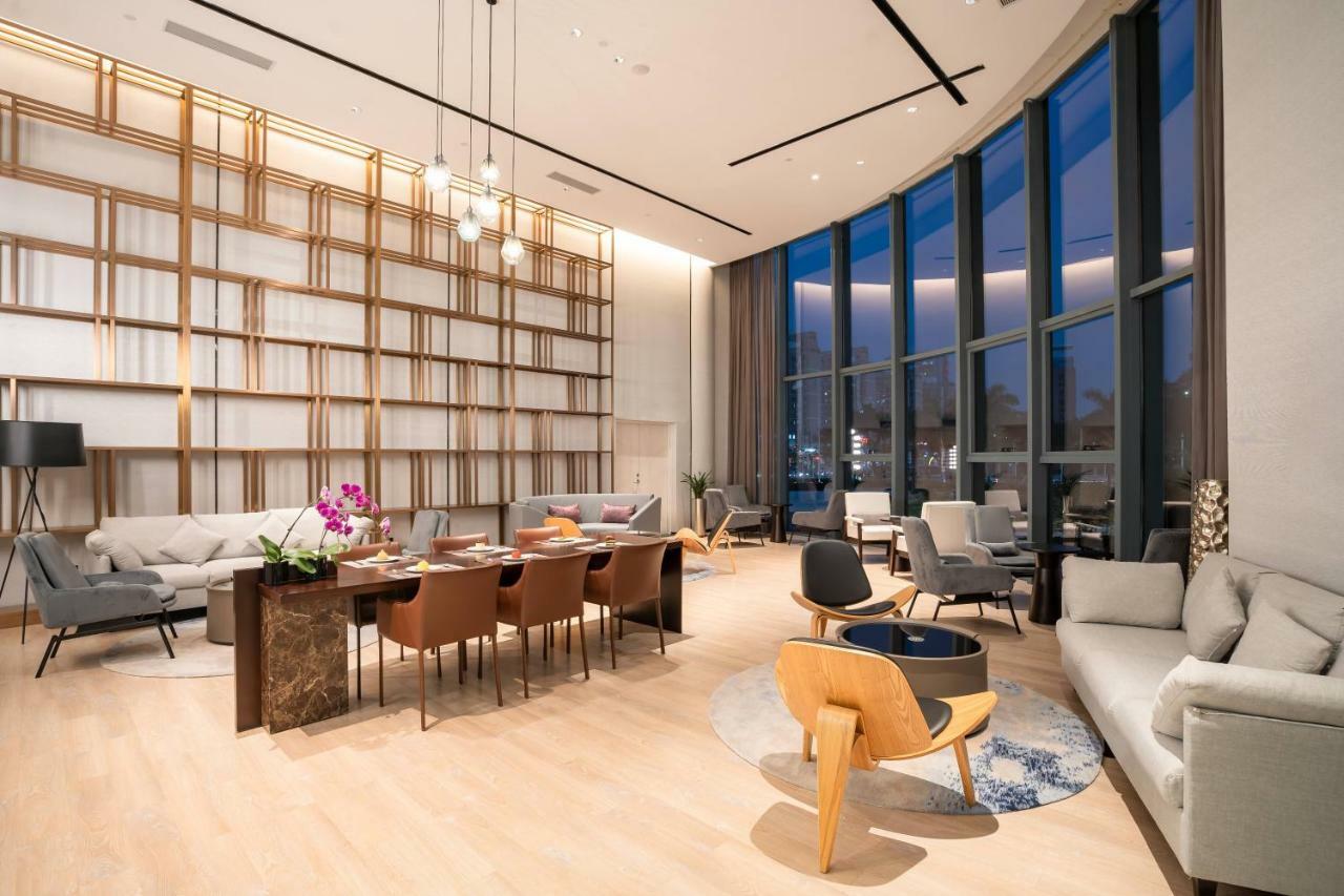 Grand Skylight International Hotel Haoyue Shenzhen Baoan Int'L Exhibition Center ภายนอก รูปภาพ