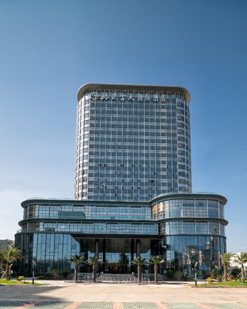 Grand Skylight International Hotel Haoyue Shenzhen Baoan Int'L Exhibition Center ภายนอก รูปภาพ