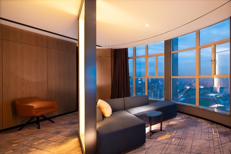 Grand Skylight International Hotel Haoyue Shenzhen Baoan Int'L Exhibition Center ภายนอก รูปภาพ